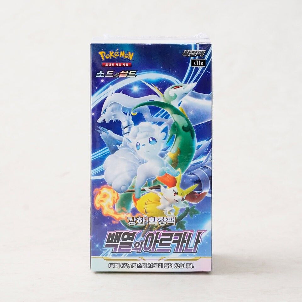 Incandescent Arcana Expansion Booster Box s11a Pokemon Card Sword&Shield Korean
